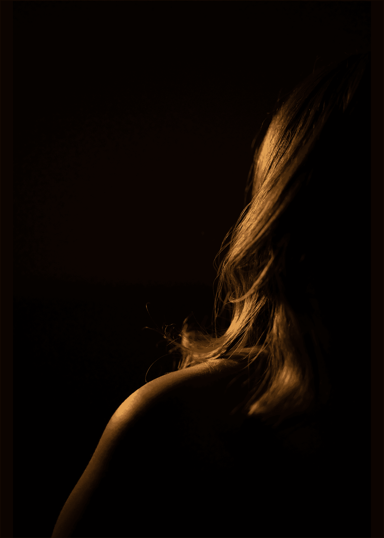 Dark Portraits - Beauty in Gold